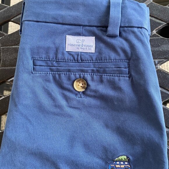 Vineyard Vines Holiday Pants - Woodie Truck with Christmas Tree - Preppy - EUC - Picture 4 of 14